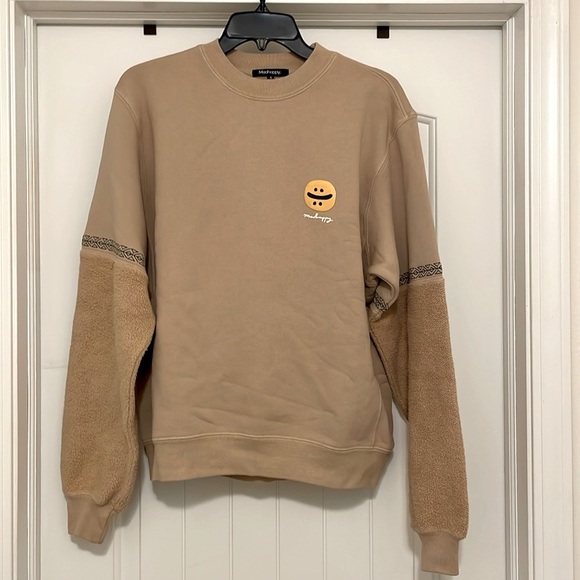 Madhappy Exclusive Beige Tan Sweatshirt Size Small - Picture 1 of 3
